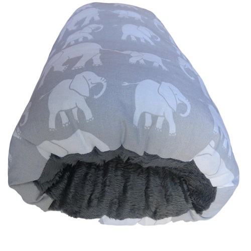 Totland Nursing Arm Pillow Elephants on Grey Totland