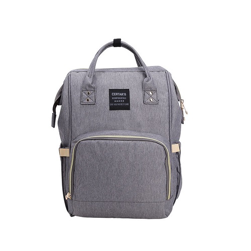 Totland Multi-Function Diaper Baby/Mommy BackPack – Grey – Totland